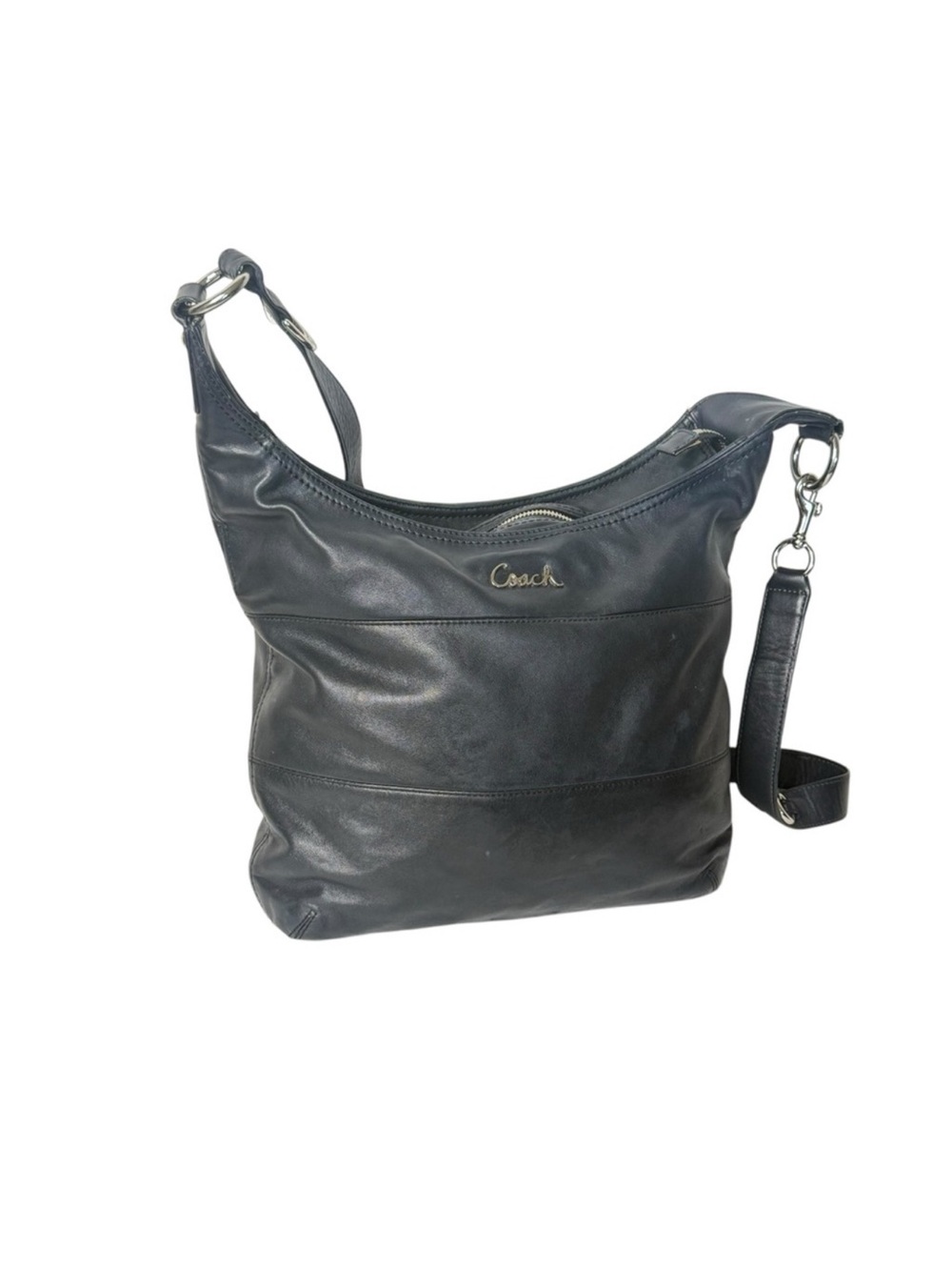 Coach leather bucket shoulder bag